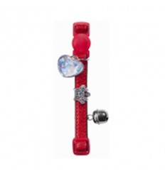 Collar para gato hunter Crown Rojo