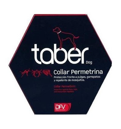 TABERDOG COLLAR PERMETRINA especial garrapatas y repelente de mosquitos