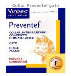 Collar antiparasitario para Gatos Preventef