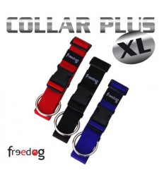 Collar Plus XL nylon 40mm x 55-75cm ROJO