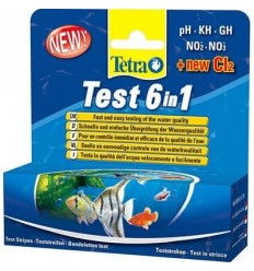Tetra Test,Tiras Indicad , 6 En 1 