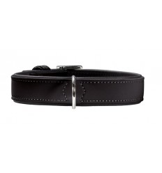 Collar para perro SOFTIE de piel Negro
