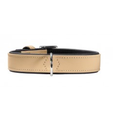 Collar para perro SOFTIE de piel Beige