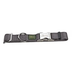 Collar perro Vario Basic Nylon gris