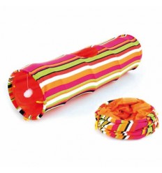 Rascador para gatos flexitunel multicolor