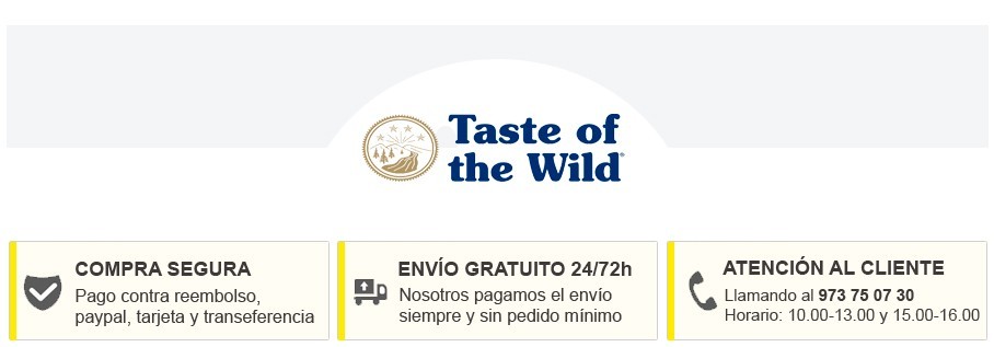 Taste of the Wild perros