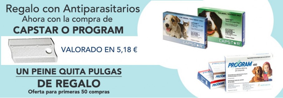 Comprimidos antiparasitarios para perros